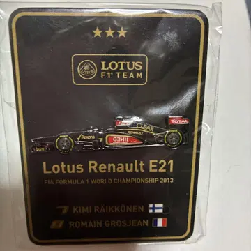 로터스 르노 E21 핀 배지 LOTUS F1 TEAM 미사용 미개봉품