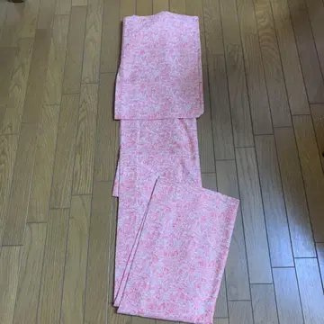 미사용품! 건물 풍경 무늬 자카드 직조풍 귀여운 코몬