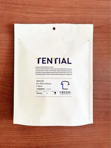 새상품 TENTIAL BAKUNE 여성용 반팔 L 사이즈