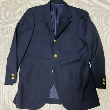 [ Kent ] 네이비 테일러드 자켓 골드 버튼 네이비 94A6
