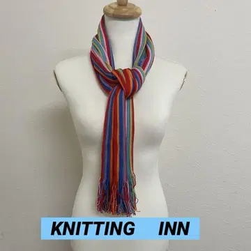 마츠이 니트 KNITTING INN 머플러 컬러풀