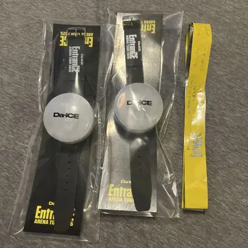 Da-iCE 팔찌 라이트 2개 세트 은색 테이프 포함