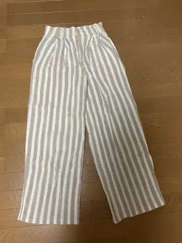 Madewell 스트라이프 와이드 팬츠