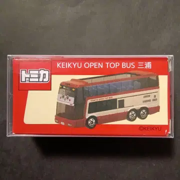 프로텍터 포장! 토미카 케이큐 OPEN TOP BUS 미우라 버스
