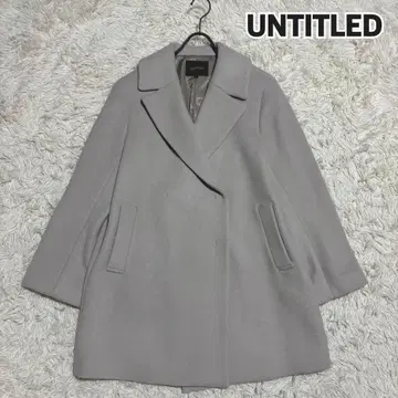 2023년 모델 언타이틀 W 브레스 미들 기장 비버 코트 그레이지