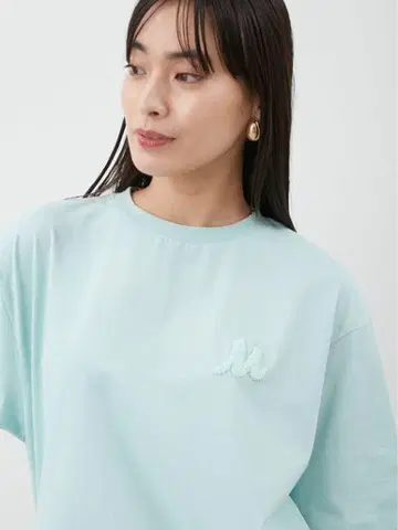 [미사용 새상품] Mila Owen M 로고 2사이즈 하이 라인 T셔츠