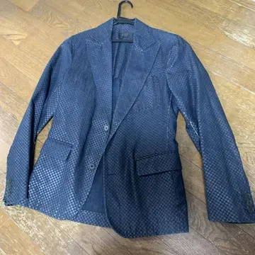 초고급 HAUTE 체크 무늬 자켓 46 사이즈