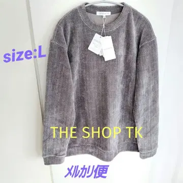 [ 새상품 ] THE SHOP TK 코듀로이 긴팔 니트 L