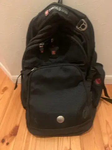 SWISS MILITARY 블랙 백팩 백팩