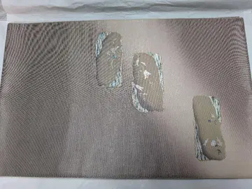 (미사용 새상품 진품) 순수 실크 후쿠로 오비 나전 야마토 금제