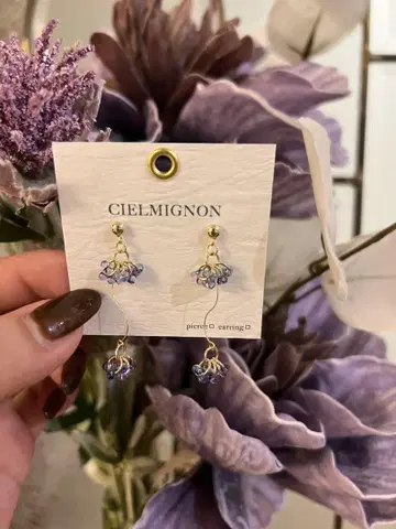 CIELMIGNON 비즈 귀걸이