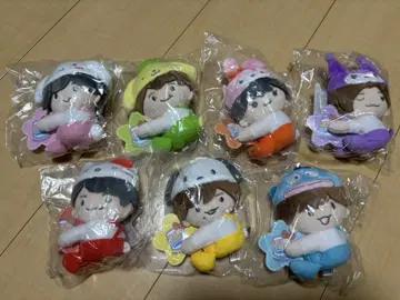 [전 7종 세트] 나니와단시 x 산리오 캐릭터즈 클립 마스코트