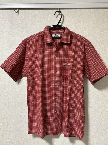 Piko 체크 무늬 반팔 셔츠 M