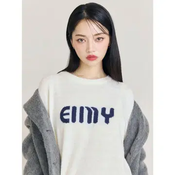 EIMY 로고 니트