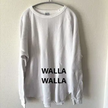 WALLA WALLA 100% 코튼 긴팔 티셔츠