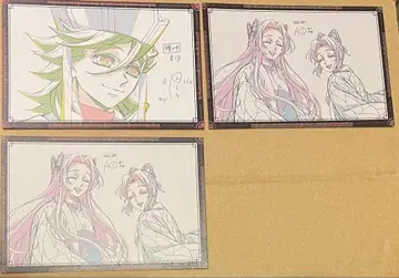 도우마, 코쵸우 시노부, 카나에 귀멸의 칼날 엽서 오스소와케 다이닝 3장