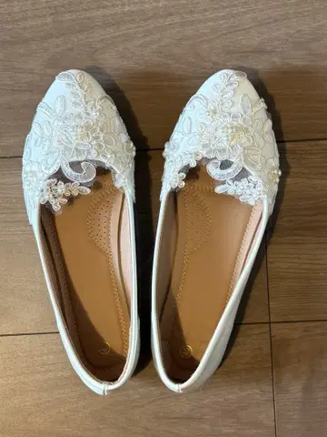 플랫 브라이덜 신발