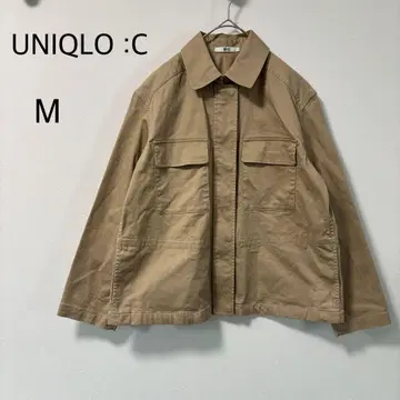 새상품급 유니클로 씨 UNIQLO :C 베이지 밀리터리 자켓 M