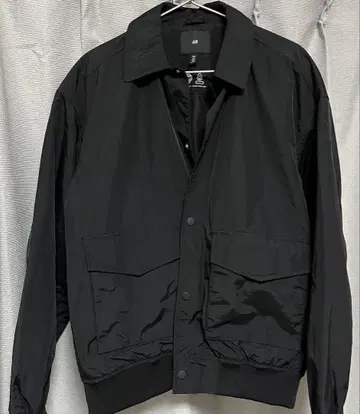 H&M 방풍 발수 자켓 블랙 S 사이즈