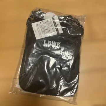 미사용 새상품 LBWK 블랙 사코슈 숄더백 남녀 공용 정가 3500엔