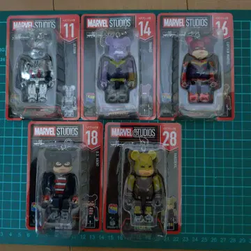 MARVEL STUDIOS happy 복권 BE@RBRICK 5체 세트