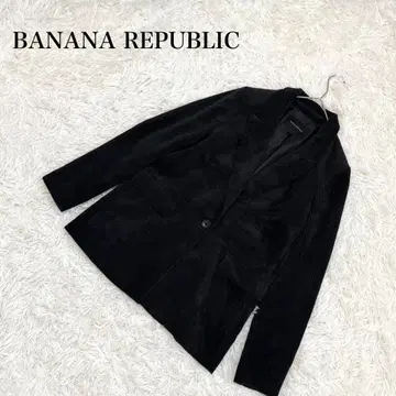 바나나리퍼블릭 코듀로이 자켓 테일러드 자켓 블랙