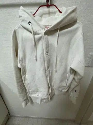 Champion Reverse Weave 후드티 L 화이트