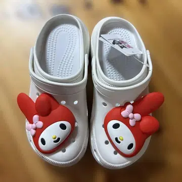 미사용 새상품 산리오 마이멜로디 EVA 샌들 통굽 L 사이즈 마이멜로디