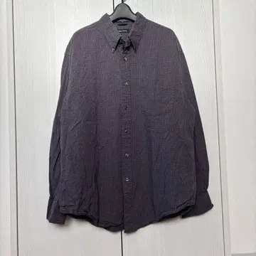 [ 즉시 배송 ] NAUTICA 노티카 긴팔 셔츠 다크 그레이 체크 XL