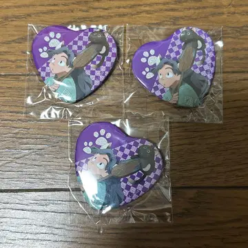 닌타마 란타로 하트 캔뱃지 키하치로