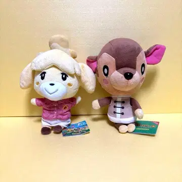 모여봐요 동물의 숲 여울과 도레미 봉제 인형