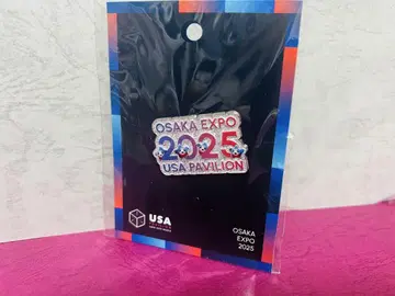 오사카 간사이 만박 expo2025 미국관 핑 배지