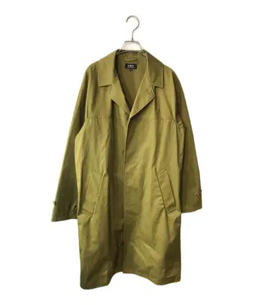 아페쎄 XS 밀리터리 코트 코튼 카키 래글런 체스터