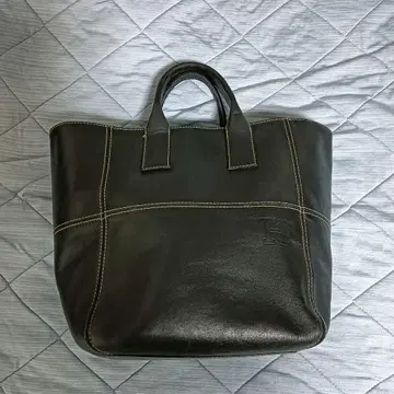 HIROFU 듀오 토트 핸드 백 네이비