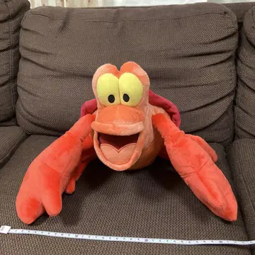인어공주 세바스찬 봉제 인형 택 포함 디즈니 집게