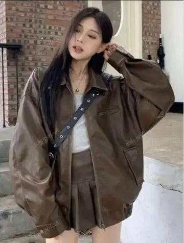 가죽 자켓 SHEIN