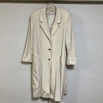 일본제 Sefanomia 여성용 베이지 롱 코트