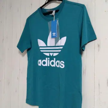 택 포함 새상품 adidas 터콰이즈 로고 T셔츠 L사이즈