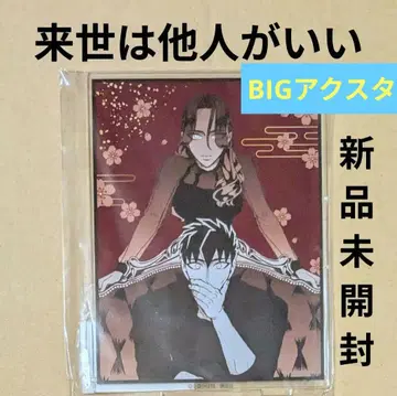 내세에는 남남이 좋겠어 BIG 아크릴 스탠드