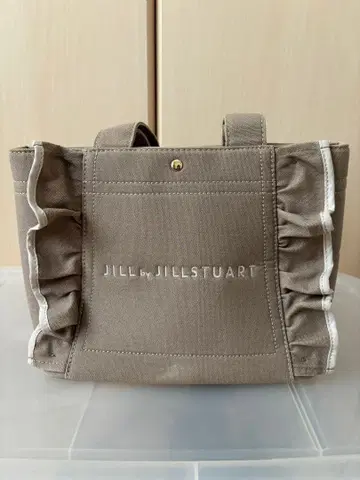 JILL BY JILLSTUART 프릴 토트백 모카 S 사이즈