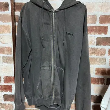 XLARGE 그레이 집업 후드티 L