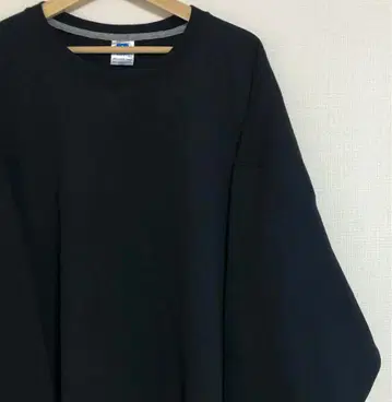 레어 빅 사이즈 4XL 블랙 90s 러셀 애슬레틱 전 V 맨투맨