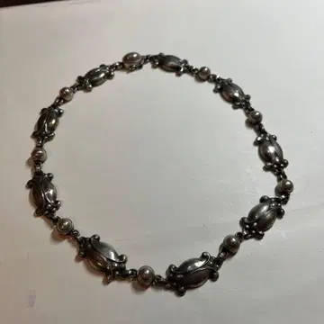 GEORG JENSEN 실버 장식 목걸이