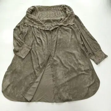 센소유니코 이소재 절개 가디건 겉옷 루즈핏 이오콤이오