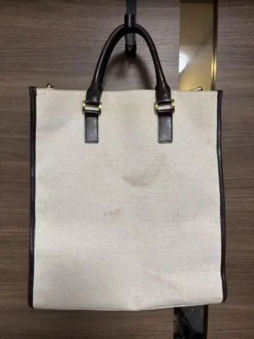 RePLAY (CTHY) LEATHER JUTE TOTE BAG