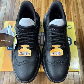 SKECHERS Slip-Ins 갈자-샐리 윙 팁 블랙