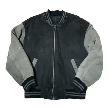 NORTHWEST TERRITORY 스웨이드 가죽 바시티 자켓 판매 완료