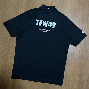 TFW49 모크넥 T셔츠 블랙 4 junhashimoto