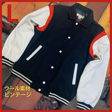 90s 바시티 자켓 울 자켓