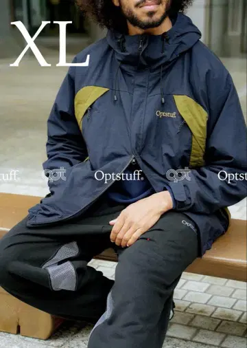OPTSTUFF SHELL PARKA (NAVY-KHAKI) XL